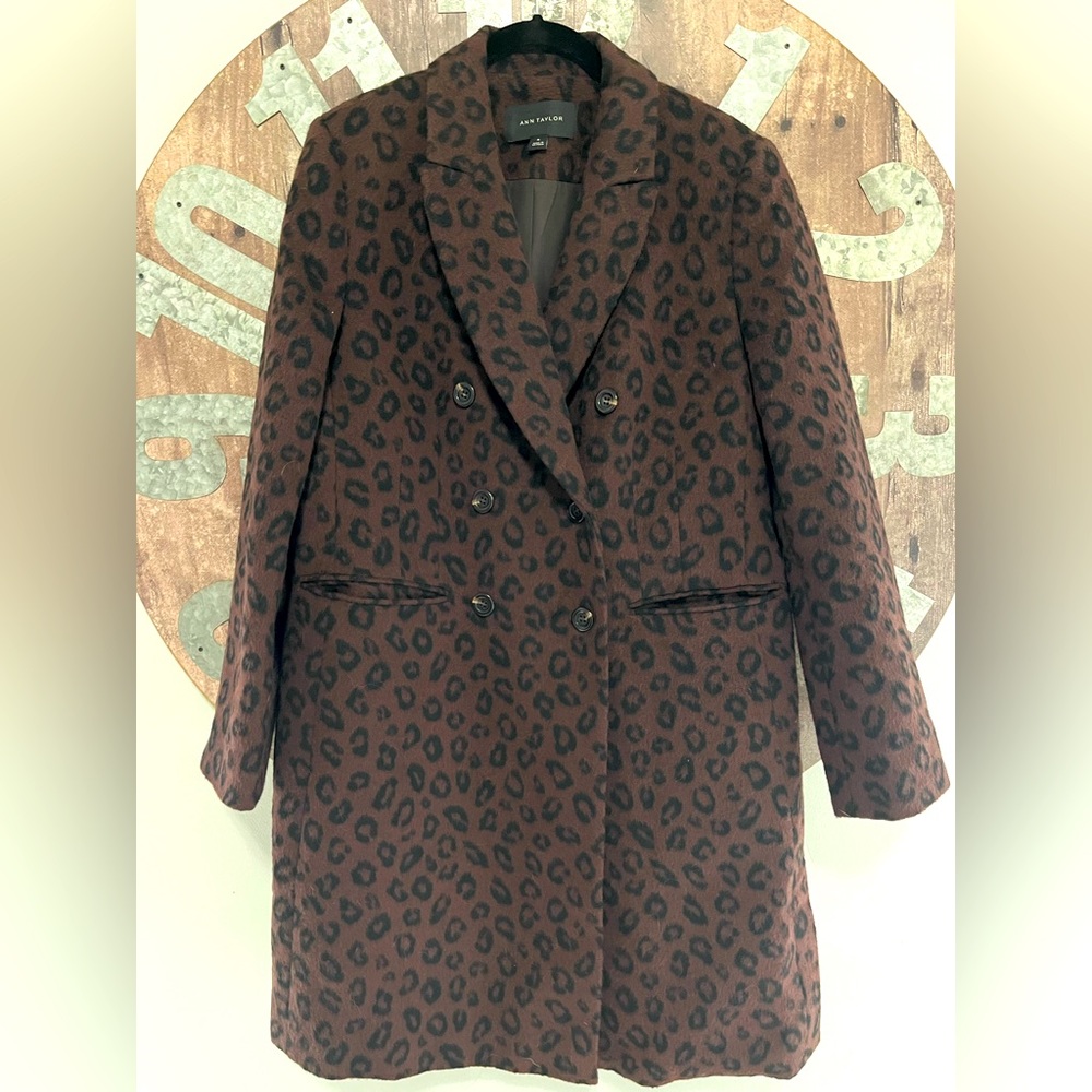Gorgeous Ann Taylor Dark Brown Trench Coat